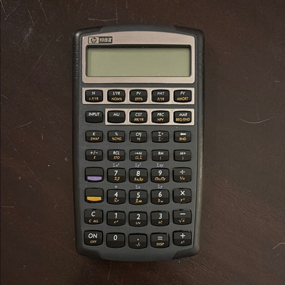 HP 10bII Financial Calculator